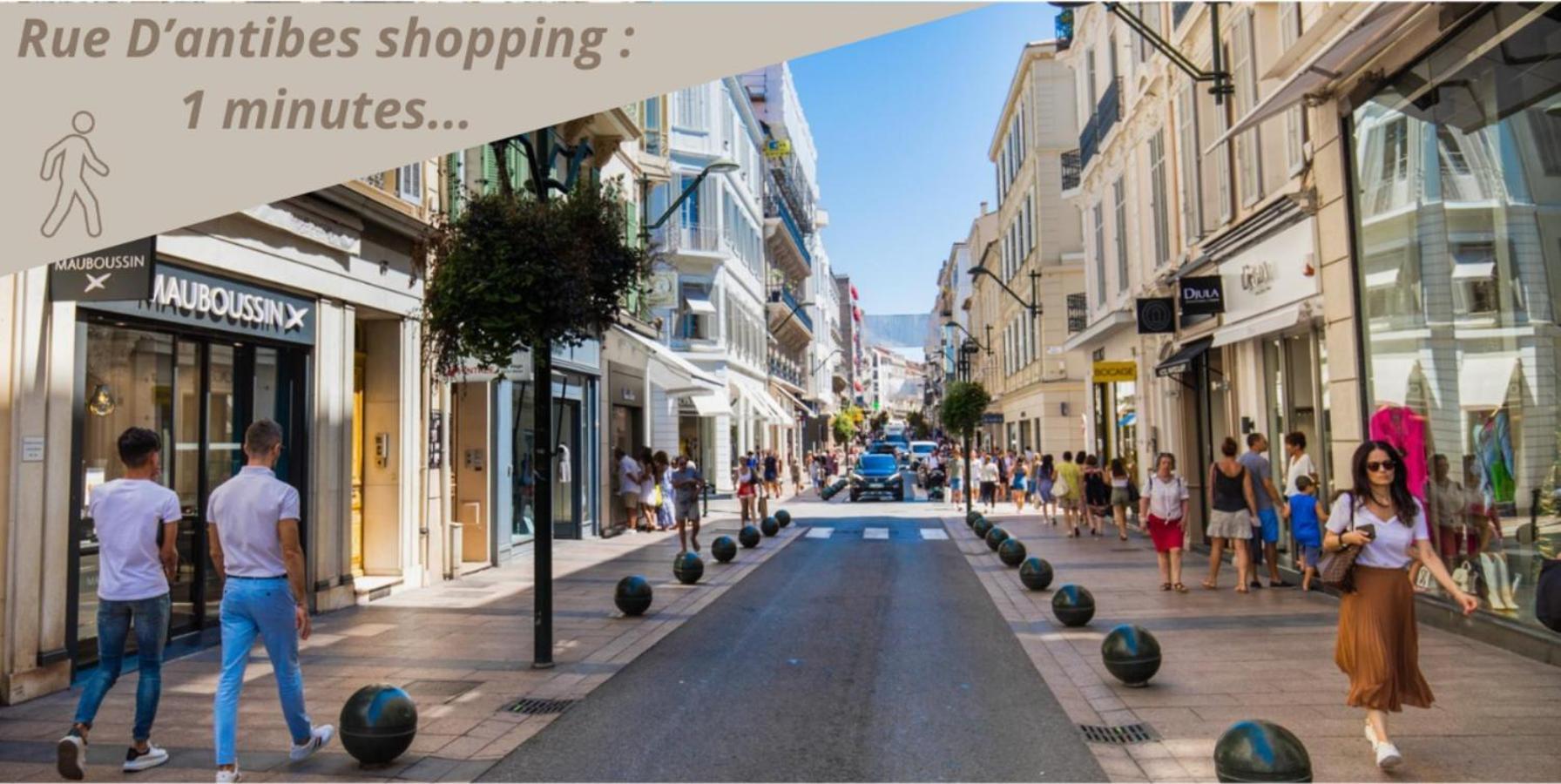 F3 Notre-Dame , Hypercentre A 2 Minute Du Palais Des Congres Lägenhet Cannes Exteriör bild
