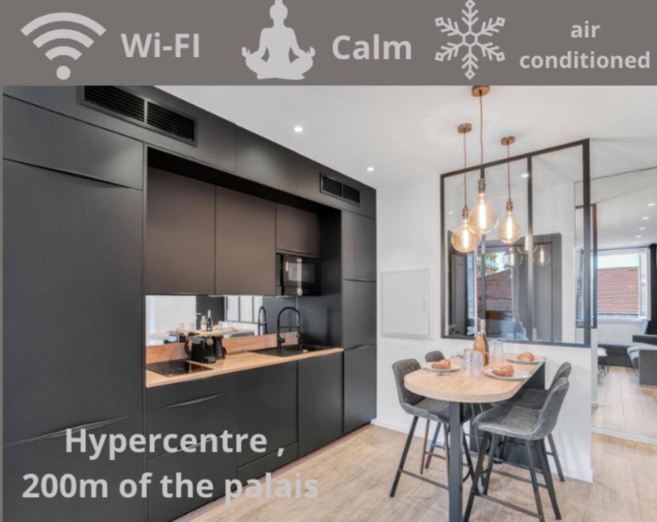 F3 Notre-Dame , Hypercentre A 2 Minute Du Palais Des Congres Lägenhet Cannes Exteriör bild